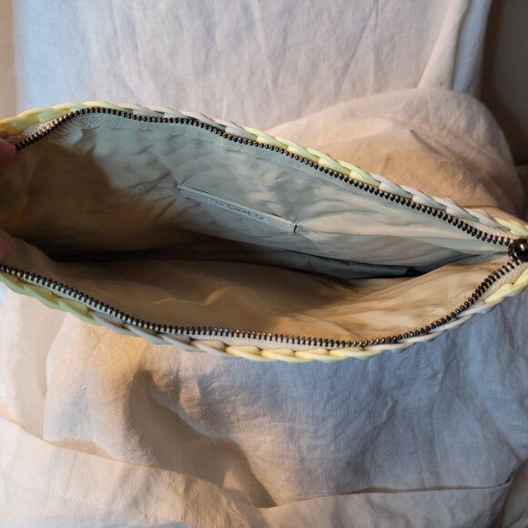 NAGHEDI St. Barth's Limon Plaid Mini Zip Bag - Clutch- Zip Pouch - Picture 5 of 8